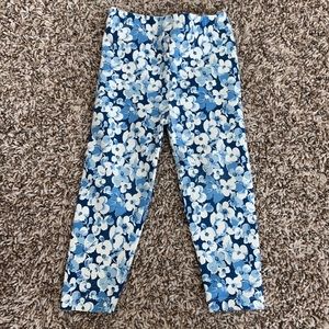 Blue floral Ralph Lauren leggings